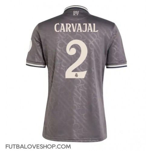 Dres Real Madrid Daniel Carvajal #2 Tretina 2024-25 Krátky Rukáv